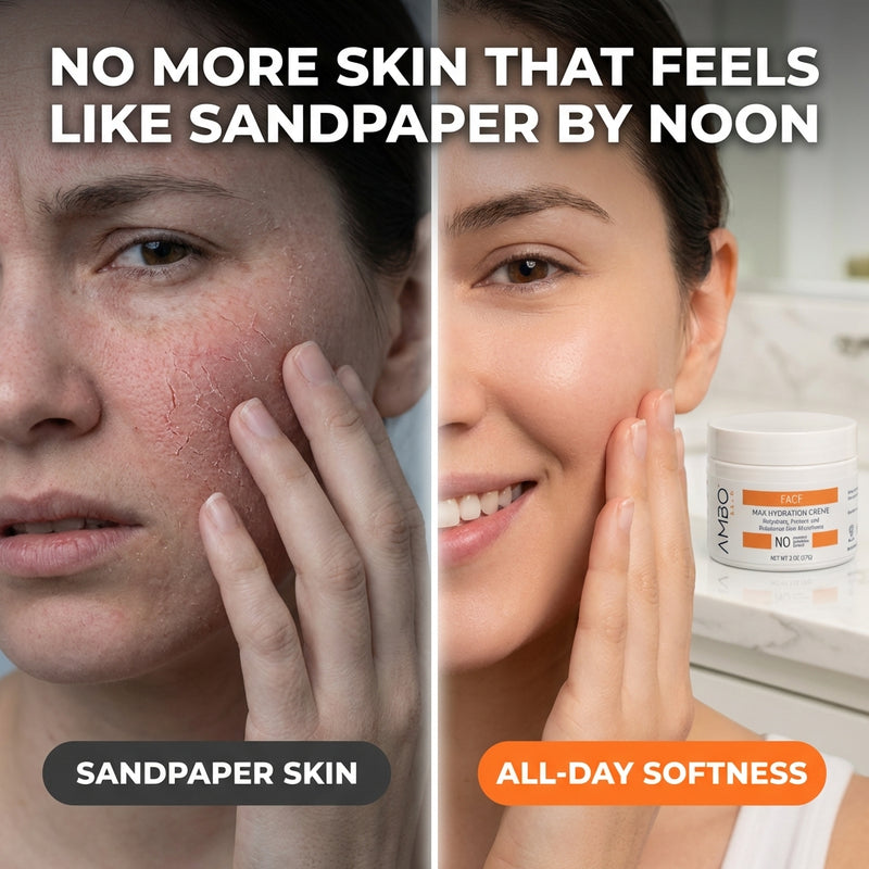 No More Skin That Feels Like Sandpaper by Noon