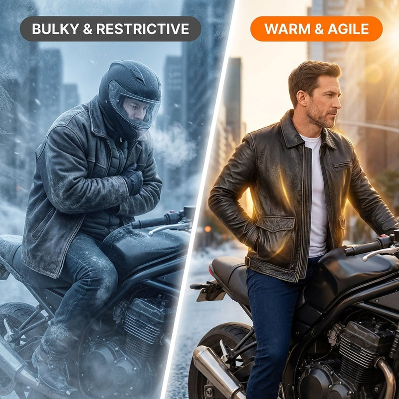 Ride Warm Without Bulky Layers Underneath
