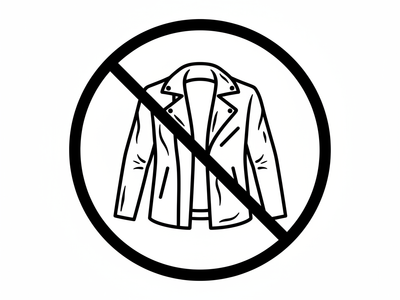 ❌ Synthetic Leather Jackets