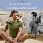 Massage Gun Extension Handle For Back and Hard-To-Reach Areas