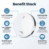Osoji 3-in-1 Robot Vacuum and Mop - Robotic Vacuum Cleaner - Robot Vacuum - Dojo Duo 990 - WiFi Connection. HEPA Filter. Powerful Suction System, Ultra-Quiet