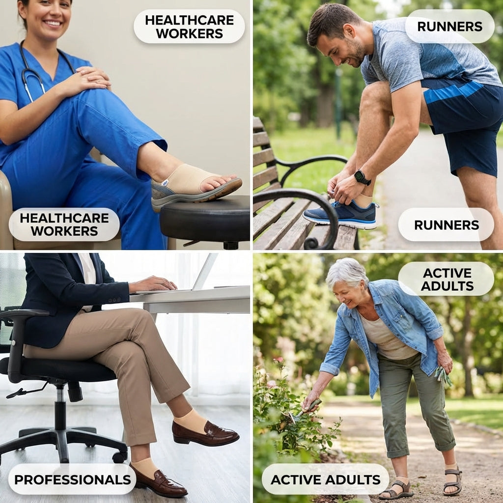 Bunion Corrector for Women Big Toe, Men Too – Ultra-Thin Bunion Sock Separates Big Toes.